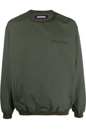 NEIGHBORHOOD Langærmet sweatshirt med broderet logo
