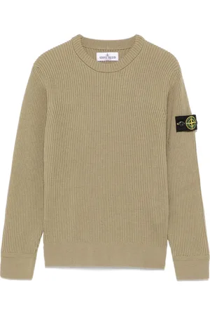 Stone Island Sweater med kompasmærke