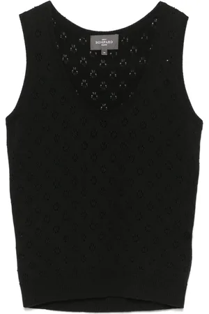 ERIC BOMPARD Tanktop i pointelle-strik