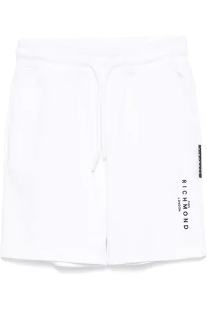 John Richmond Badeshorts med gummi-logo