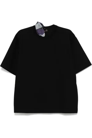 Kolor T-shirt med rund hals