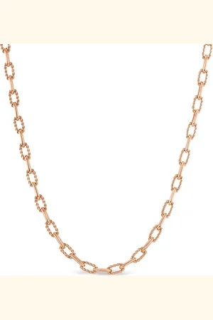 David Yurman DY Madison halskæde i 18 karat rødguld (3 mm)