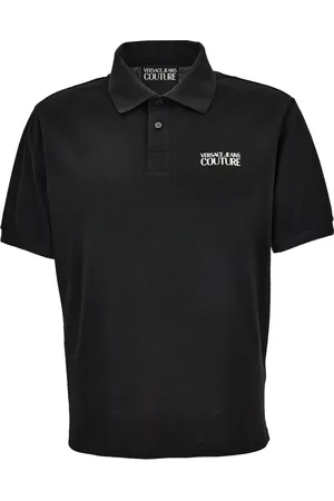 VERSACE Polo med broderet logo