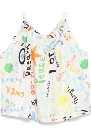 Rianna + Nina Bluse med skrifttryk