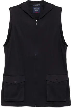 YOHJI YAMAMOTO Hættetrøje med lynlås