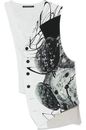 YOHJI YAMAMOTO Asymmetrisk vest