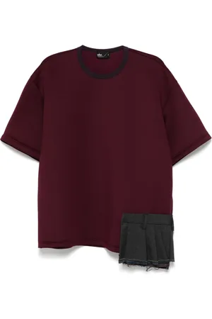 Kolor T-shirt med rund hals