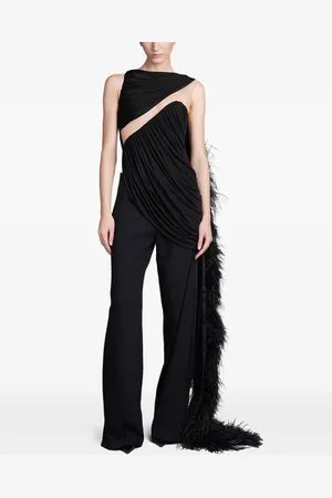 DAVID KOMA Draperet top