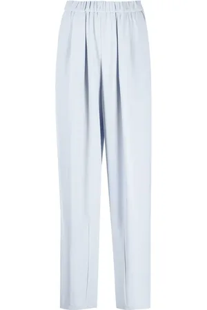 Emporio Armani Bukser med lige ben og plisseret detalje