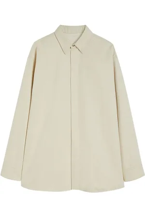 Jil Sander Denimskjorte med logomærke
