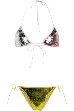 Oseree Trekantsbikini med pailletter