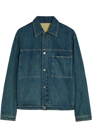 Jil Sander Denimjakke med knapper