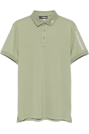 J Lindeberg Polo med broderet logo
