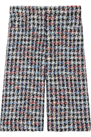 ST. JOHN Houndstooth-mønstret shorts