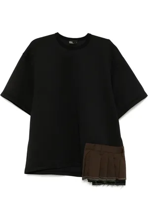 Kolor T-shirt med rund hals