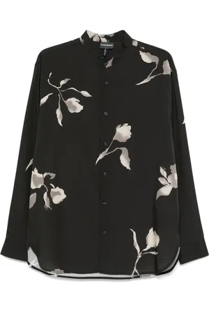 Emporio Armani Blomstret skjorte