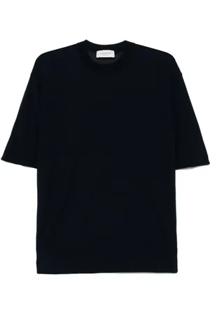 LANEUS Strikket T-shirt med rund hals