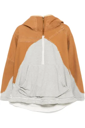 GREG LAUREN Hættetrøje med paneler