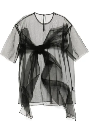 JNBY Oversize T-shirt med sløjfeudsmykning
