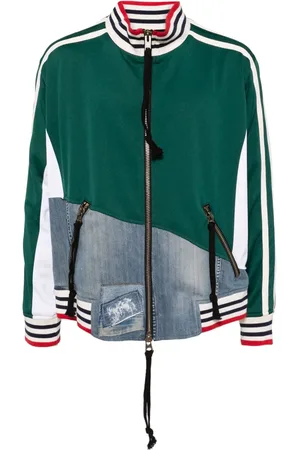 GREG LAUREN Bomberjakke med paneler