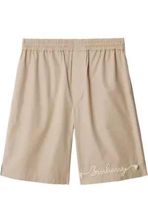 Burberry Shorts i bomuld med knudelogo