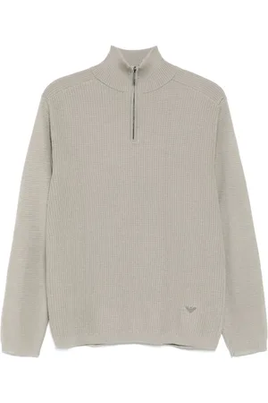 Emporio Armani Trøje med kort lynlås