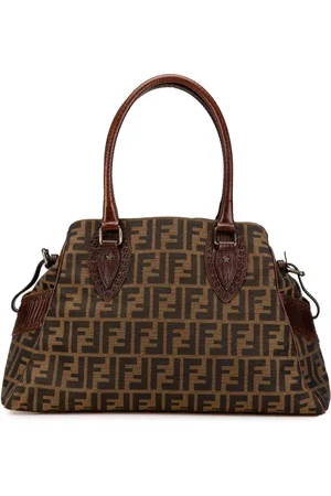 Fendi Zucca Canvas Etniko håndtaske fra 2000-2010
