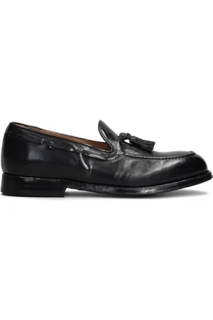 Green george Loafers i læder med kvaster