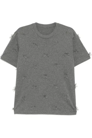 JNBY T-shirt med sløjfe-udsmykning