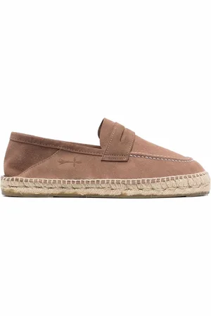 MANEBI Hamptions penny-loafers i ruskind