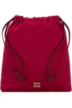 Miu Miu Pung i satin med logobogstaver
