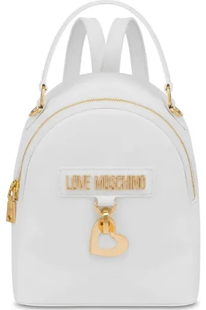 Moschino Rygsæk med logo-applikation