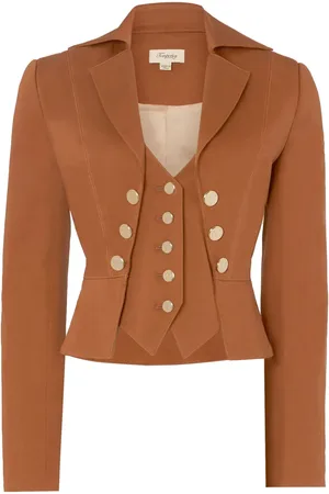 TEMPERLEY LONDON Cropped Castell blazer