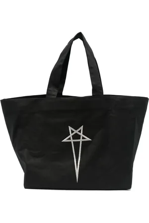 Rick Owens Tote med logobroderi