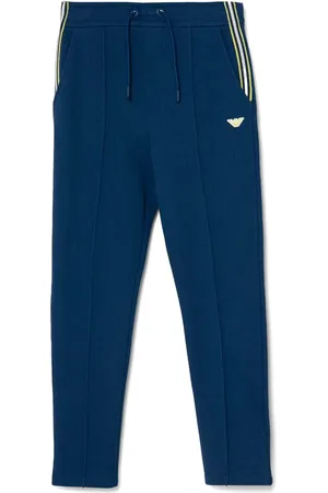 Emporio Armani Joggingbukser med logoapplikation
