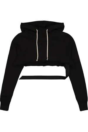 Rick Owens Cropped hættetrøje