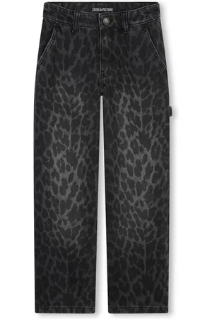 Zadig & Voltaire Jeans med lige ben og leopardtryk