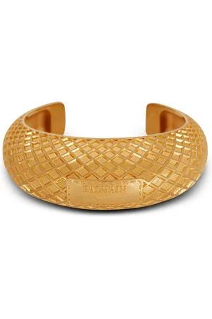 Balmain Armbånd med indgraveret logo og mesh