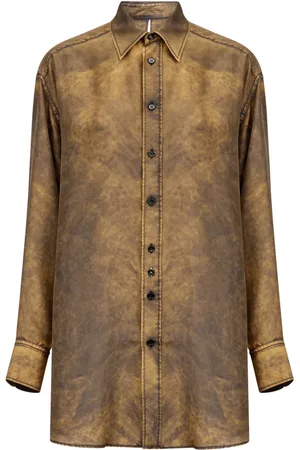 Maison Margiela Skjorte med batiktryk
