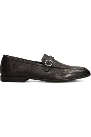 Green george Loafers i grynet læder