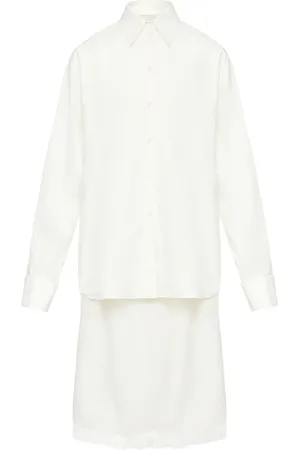 Maison Margiela Mellemlang skjortekjole
