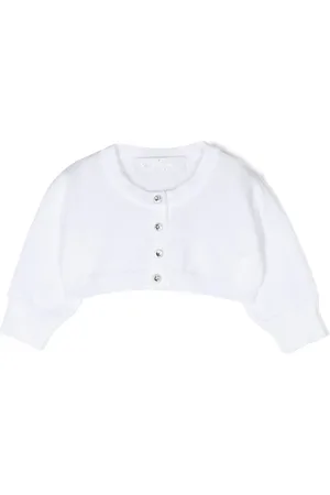 COLORICHIARI Cardigan med krystaludsmykning