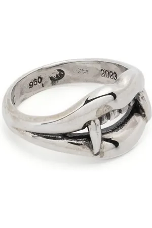 YOHJI YAMAMOTO Kraftig ring med læbe-motiv