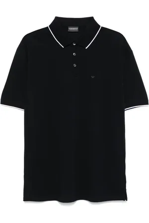 Emporio Armani Polo med stribet kant