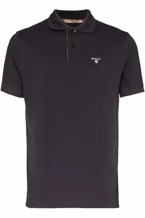 Barbour Kortærmet polo med skotskternet kant