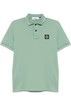Stone Island Polo med logomærke