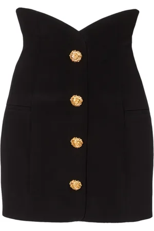Balmain Kort tulip-nederdel med knapper