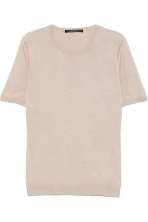 TAGLIATORE Finstrikket T-shirt