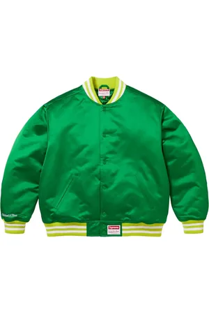 Supreme Mitchell & Ness® varsity-jakke i satin