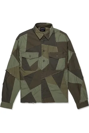 JOHN ELLIOTT Skjorte med patchwork